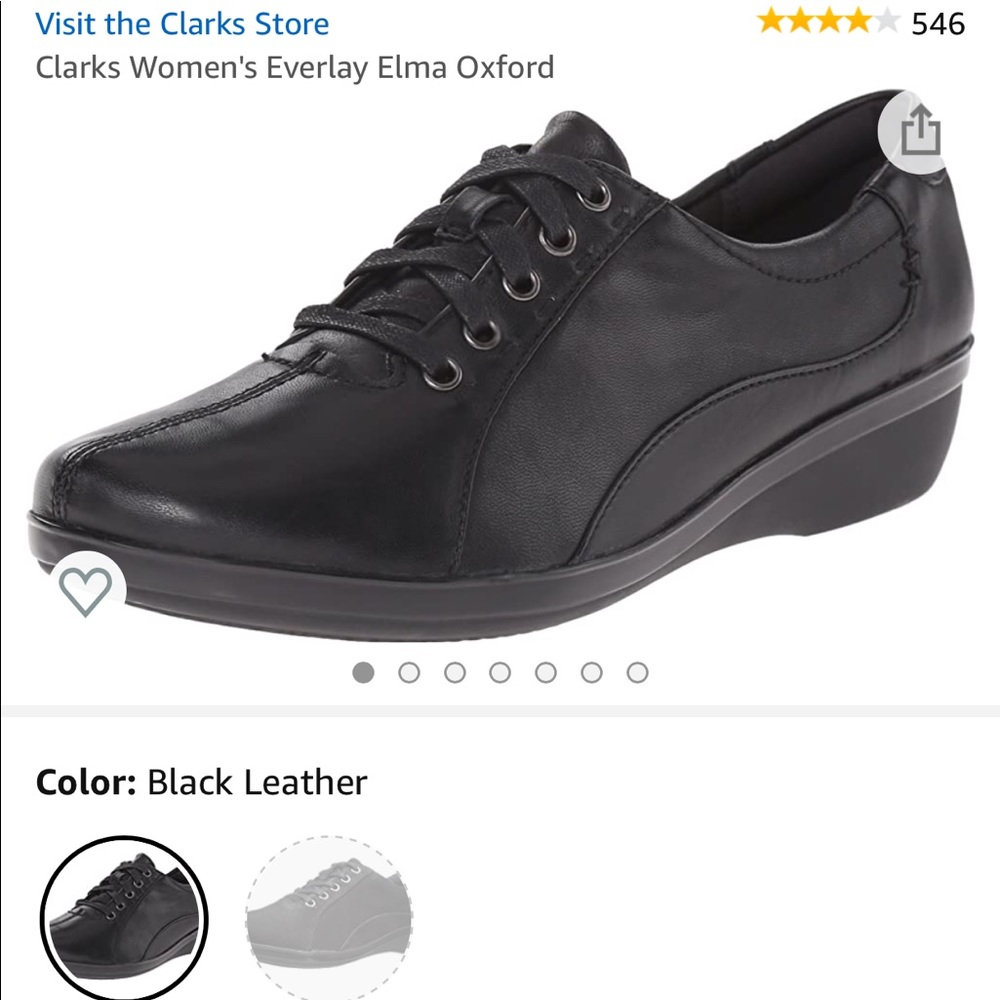Clark women’s 8.5 wide dress shoes